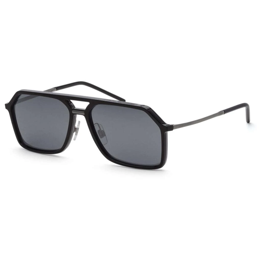 Dolce & Gabbana Dolce & Gabbana Men's Black Aviator Sunglasses 1