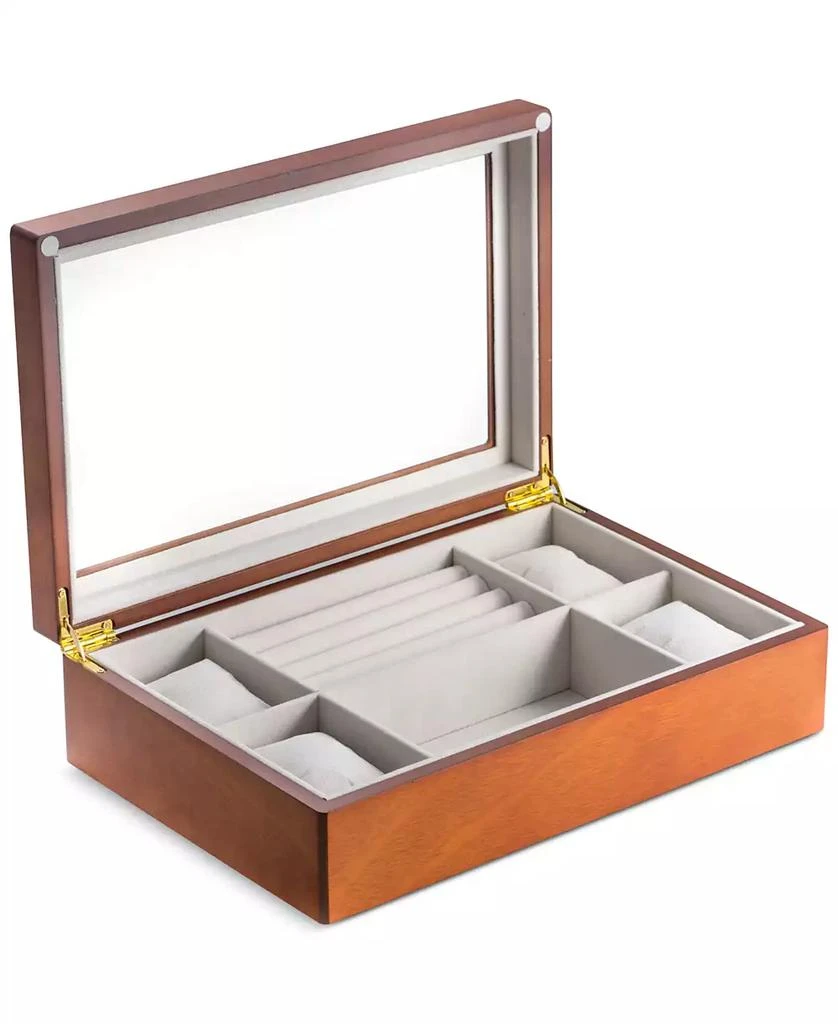 Bey-Berk Wood Valet Box 1