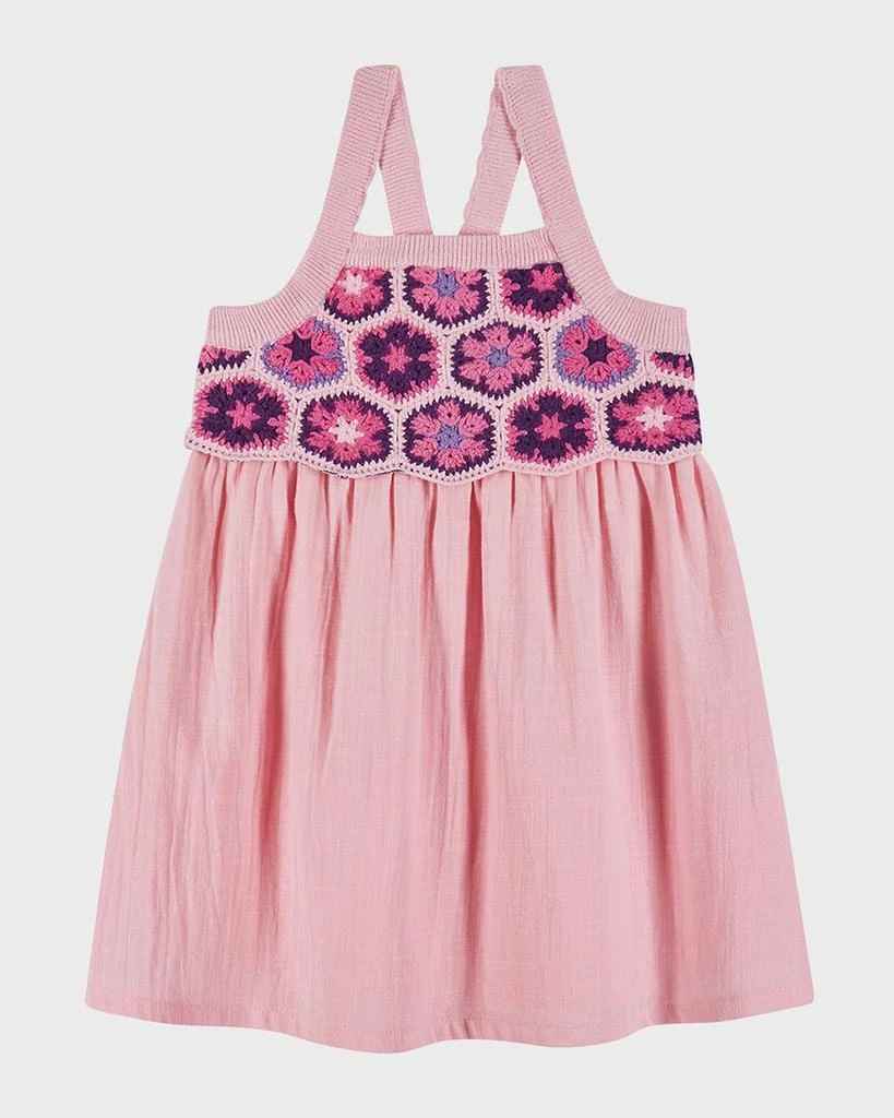 Andy & Evan Girl's Dress W/ Crotchet Bodice, Size 2T-6X 2