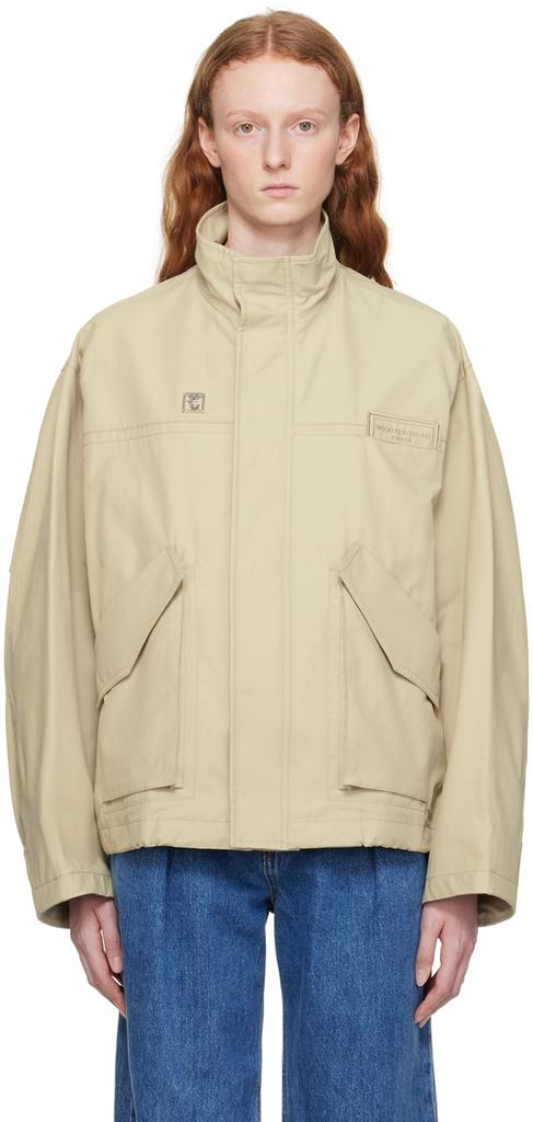 Wooyoungmi Beige High Neck Jacket