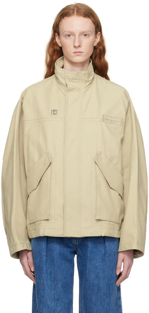 Wooyoungmi Beige High Neck Jacket 1