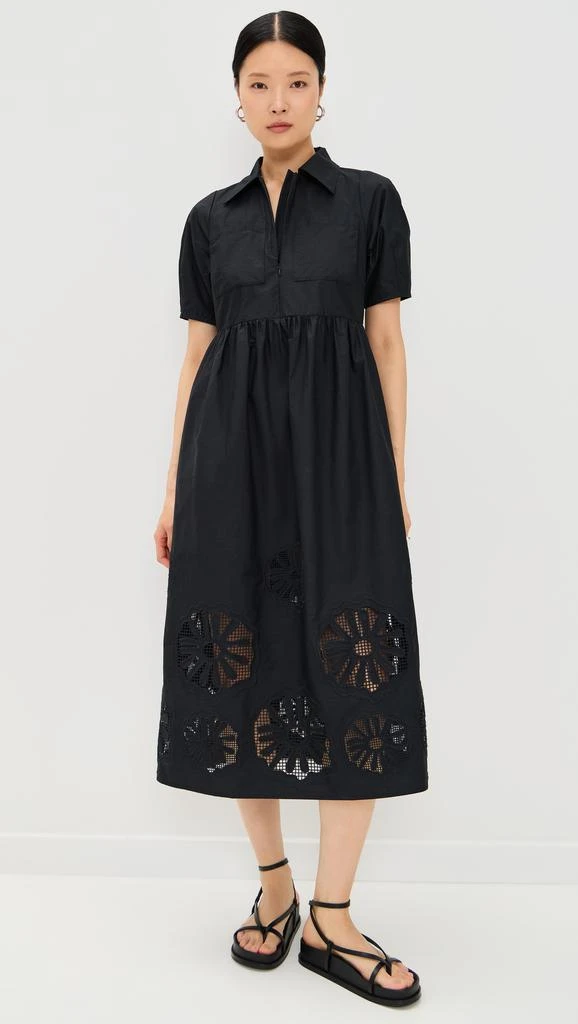 ALIGNE Gabriella Broderie Midi Dress 1