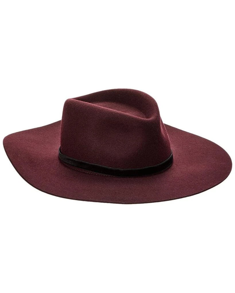 NEW! rag and bone florence fedora Wool hat Rag & Bone Florence Wool Fedora Hat In Oxblood - 65% Off  main image 3