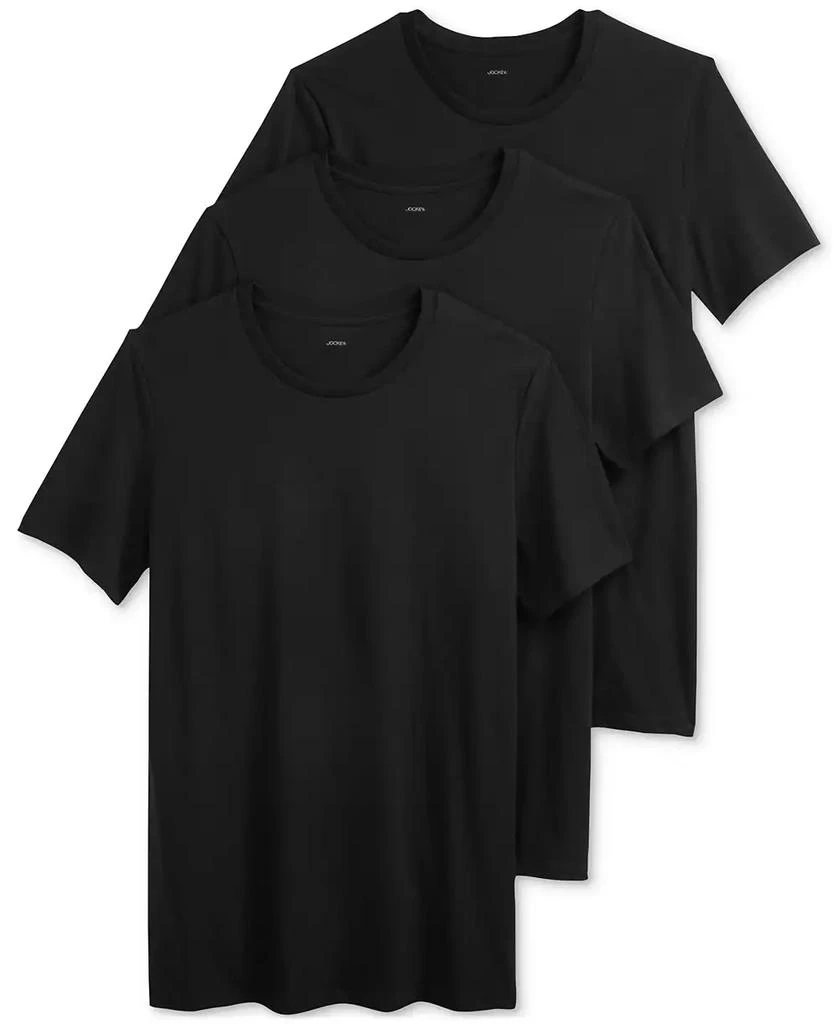 Jockey Men's Stretch Short-Sleeve Crewneck T-Shirts, Pack of 3 1
