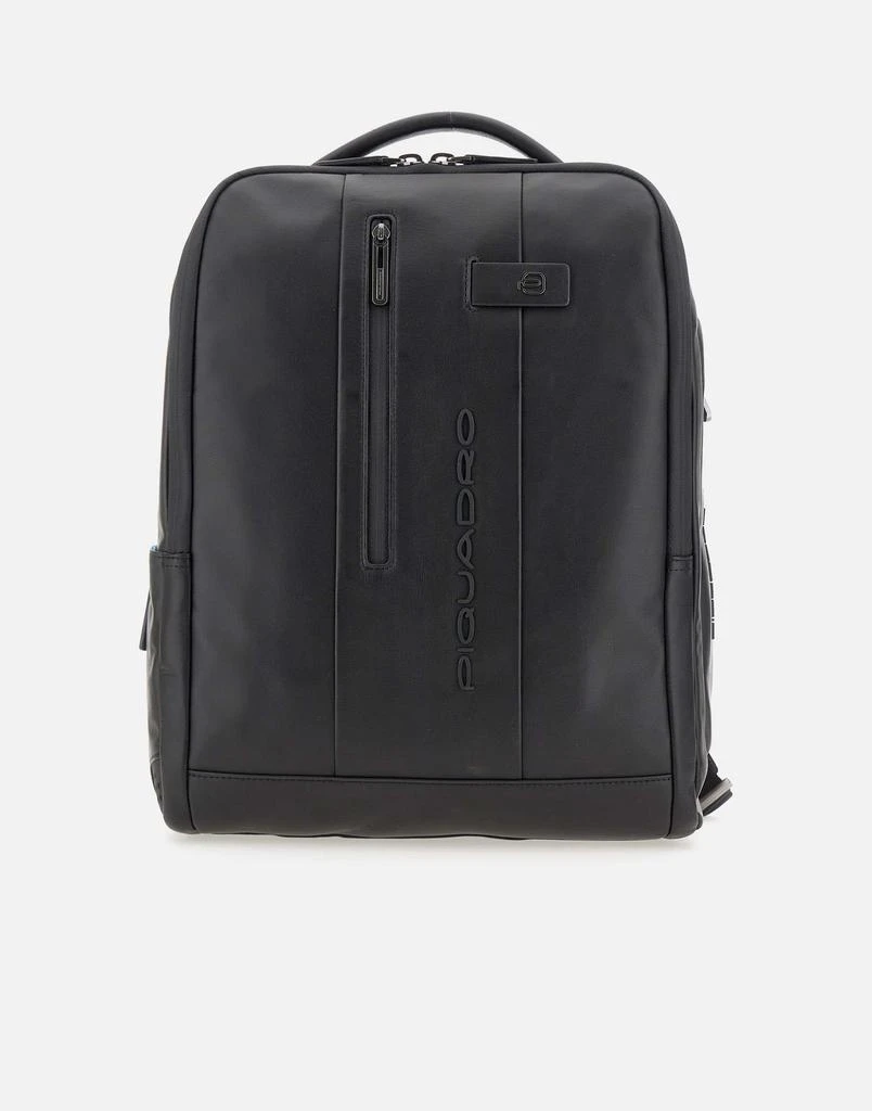 PIQUADRO "Blu Square"  leather backpack 1