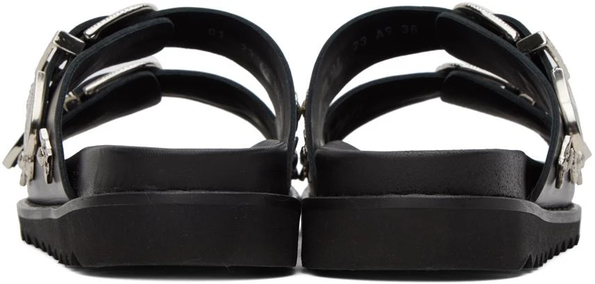Toga Pulla Black Buckle Sandals 2
