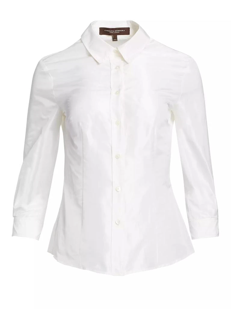 Carolina Herrera Signature Taffeta Blouse 1
