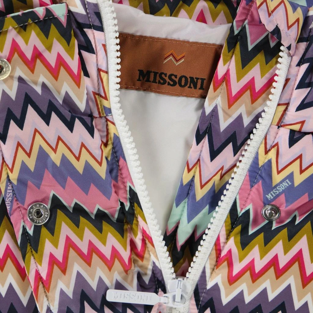 Missoni Missoni Kids Zigzag-Pattern Zipped Hooded Jacket 4