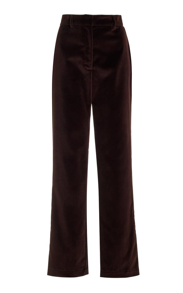 USISI SISTER USISI SISTER - Charlotte Cotton-Velvet Trousers - Brown - S - Moda Operandi
