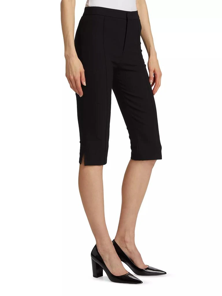 Vince Crepe Pintuck Slim-Fit Capri Pants 4