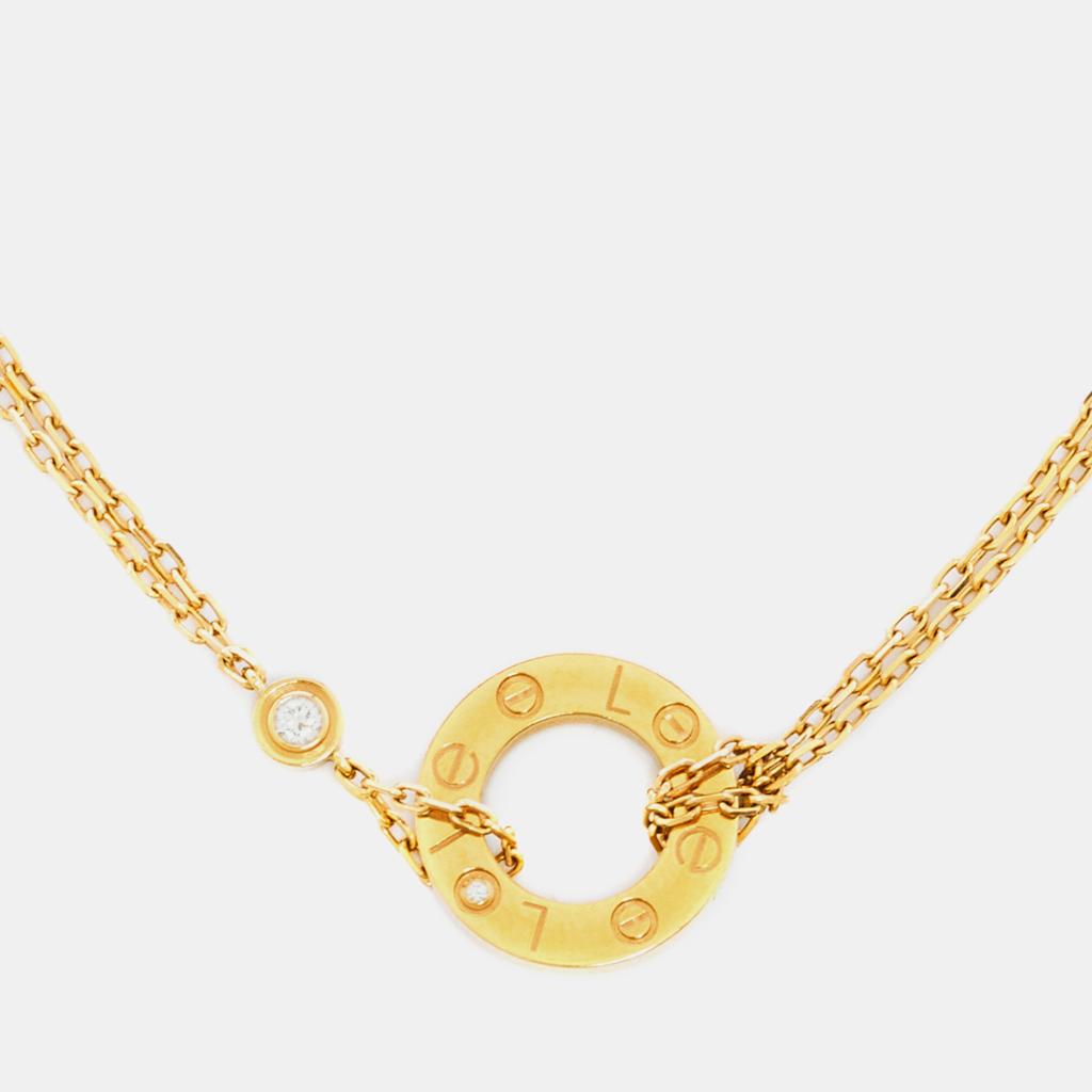 Cartier Cartier Love Diamond 18k Yellow Gold Bracelet