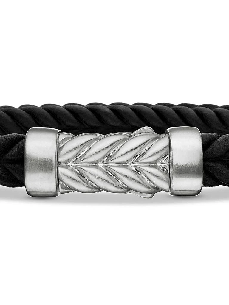 David Yurman Chevron Rubber Bracelet 6