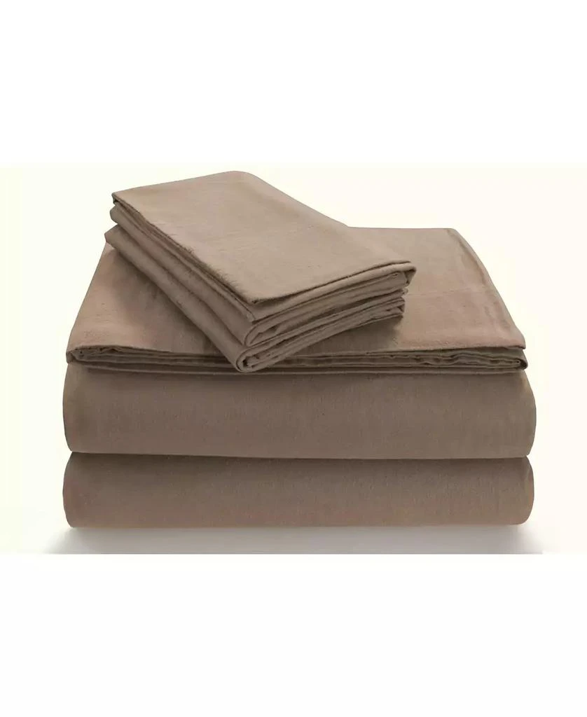 Tribeca Living Flannel Extra Deep Pocket Sheet Set, Twin 10