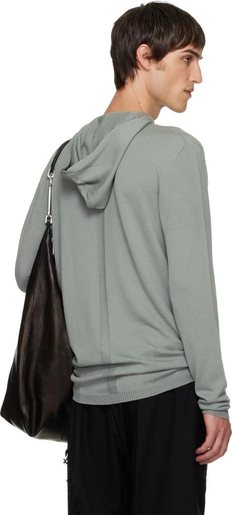 Rick Owens Gray Concordians Oversized Hoodie 3