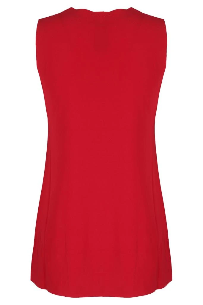 Norma Kamali Norma Kamali Round-Neck Sleeveless Top 2