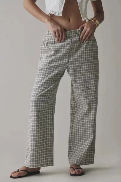Urban Renewal ReMADE By UO Remnants Check Gingham Pull-On Pant 2