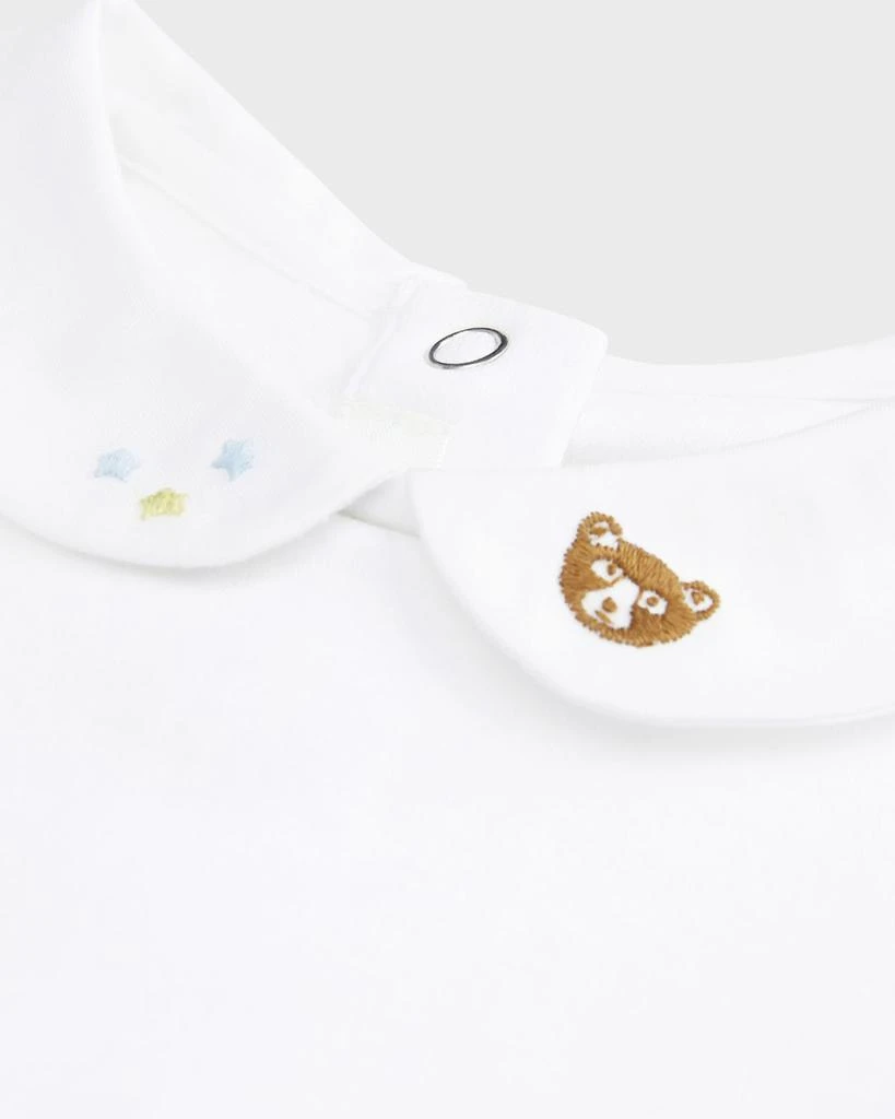 Marie Chantal Kid's Little Bear Embroidered Bodysuit, Size 3M-24M 3