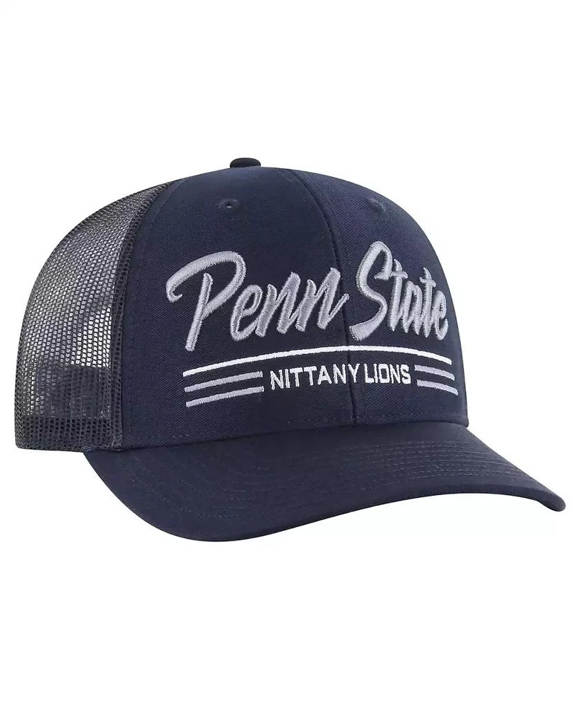 47 Brand Men's Navy Penn State Nittany Lions Garner Trucker Adjustable Hat 2