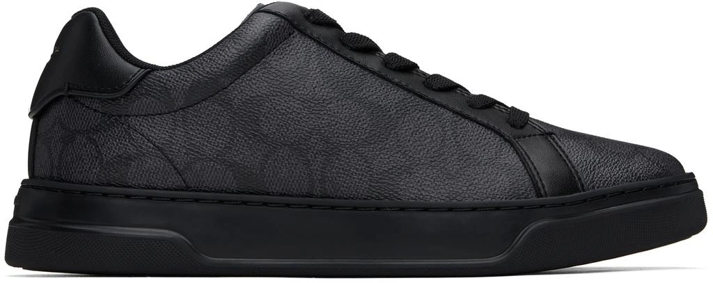 Coach Black & Gray High Line Sneakers 1