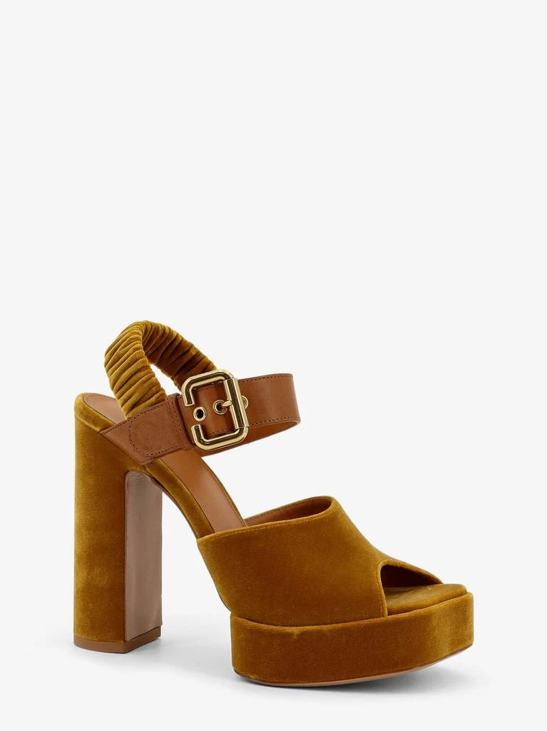 Chloé Aria velvet sandals 3