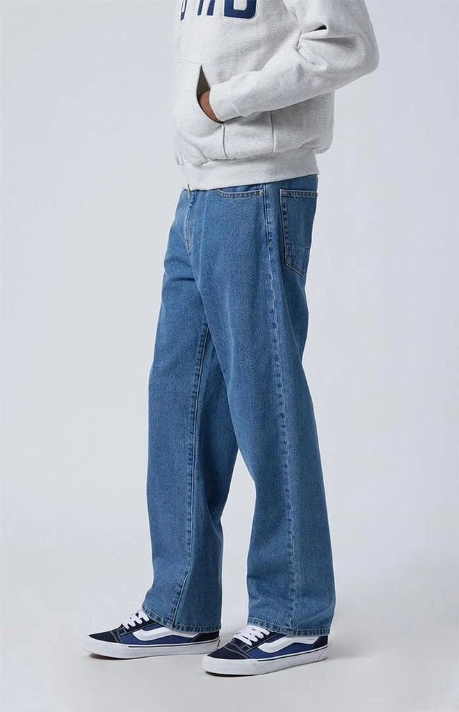 PacSun Medium Indigo Wash Baggy Jeans 3