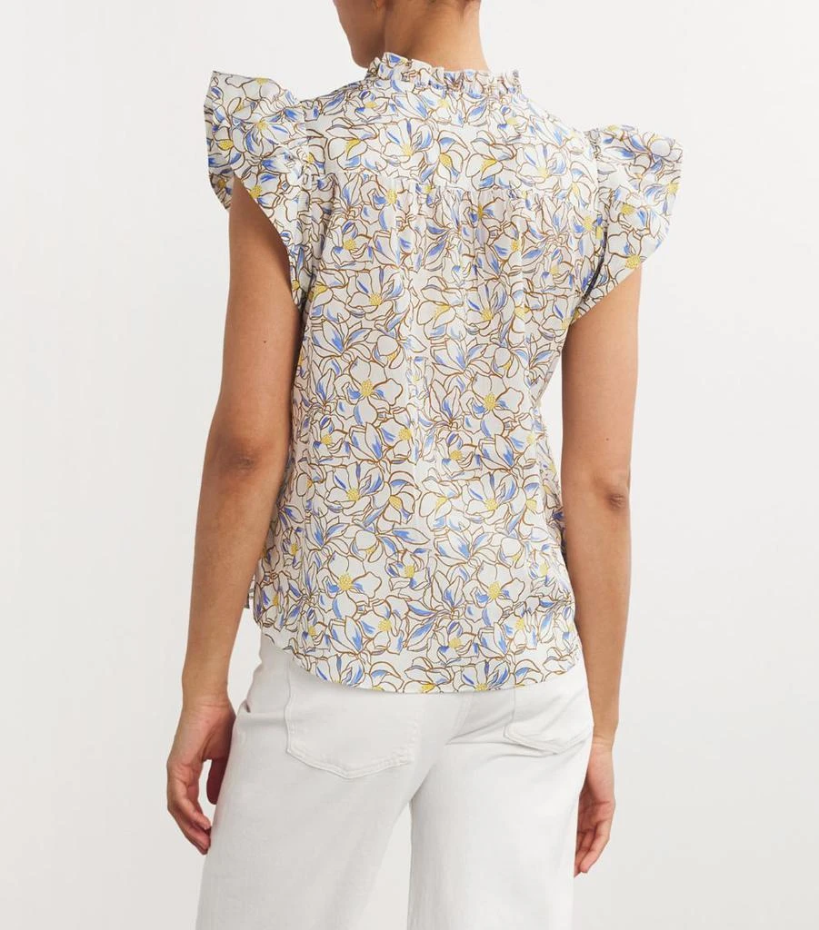 ME+EM Cotton Floral Print Blouse 4