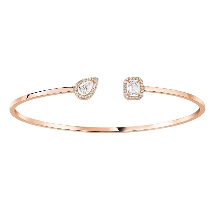 Messika 18k Rose Gold My Twin Toi Moi Thin Diamond Bangle 1