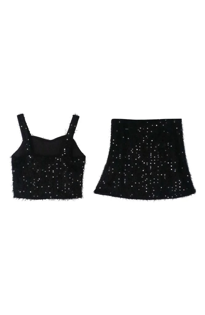 Zunie Kids' 2-Piece Eyelash Sequin Set 2