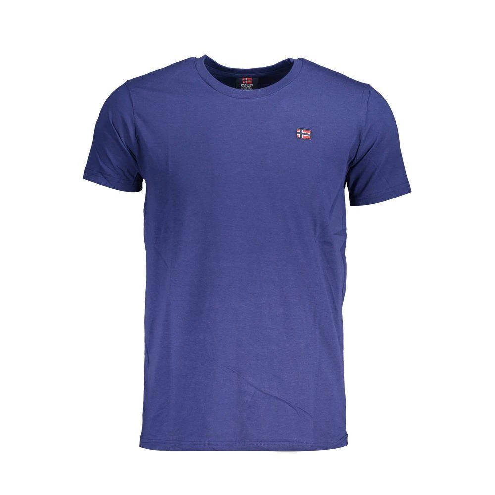 Norway 1963 Blue Cotton Men T-Shirt 1