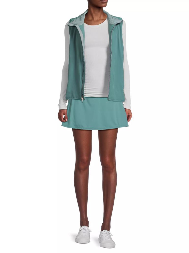 Zero Restriction Saige Quilted-Side Zip-Up Vest
