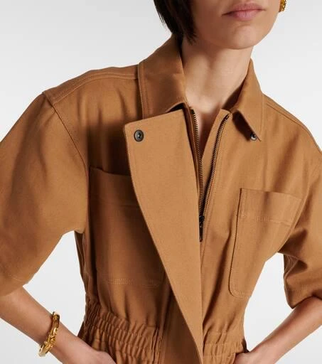 Max Mara Angora cotton drill playsuit 5