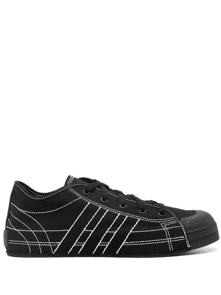 Y-3 Y-3 Adidas Nizza Low Leather Sneakers 1