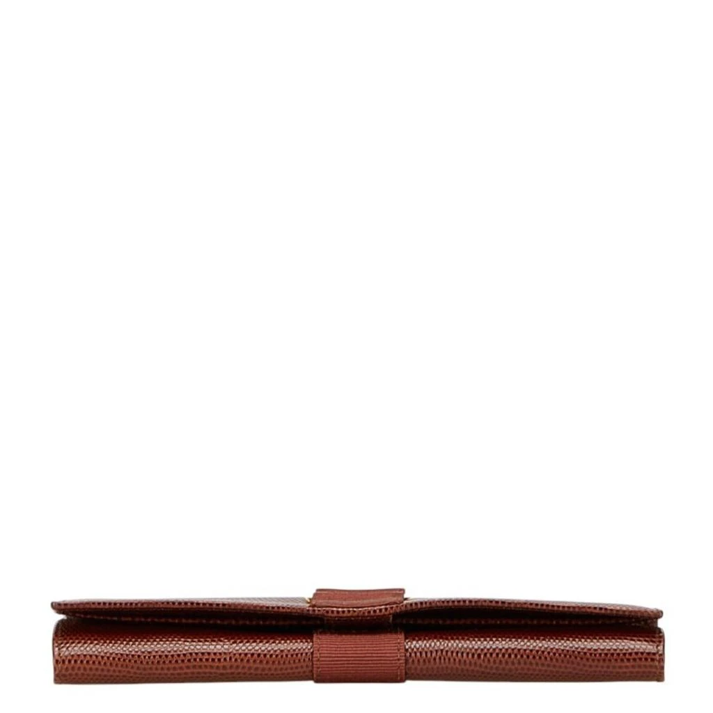 Salvatore Ferragamo Leather Long Wallet (Bi-Fold) (Pre-Owned) 3