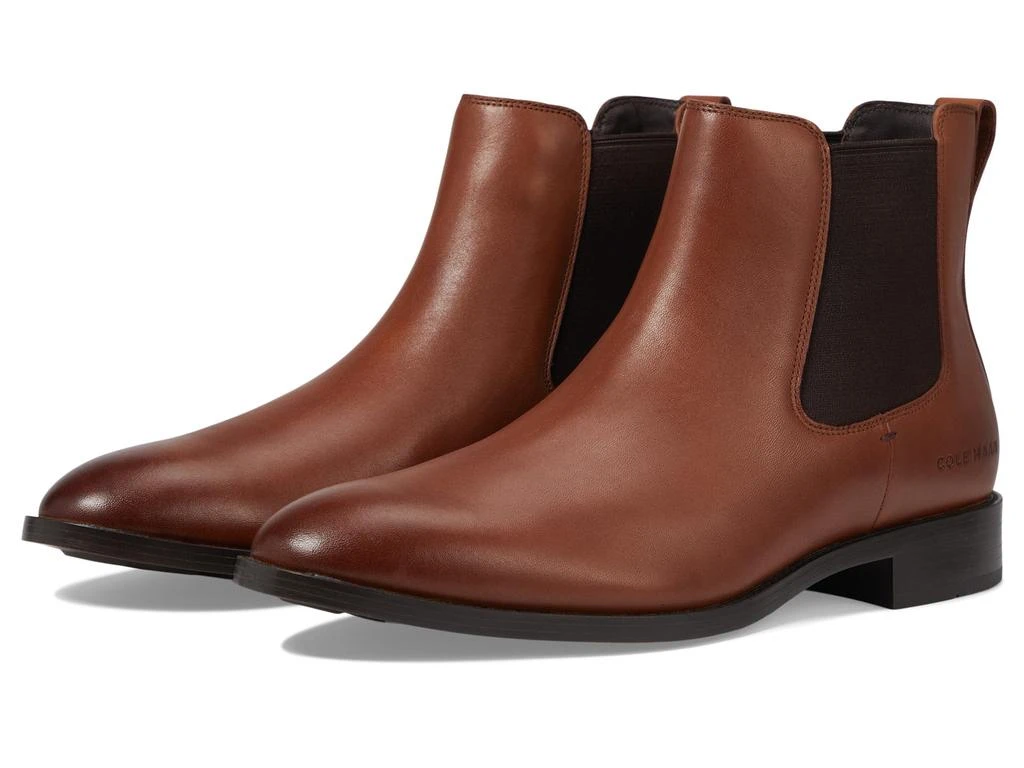 Cole Haan Hawthorne Men\'s Brown Leather Chelsea Boots Cole Haan | Shoes | Cole Haan Mens Hawthorne Dark Brown  main image 2