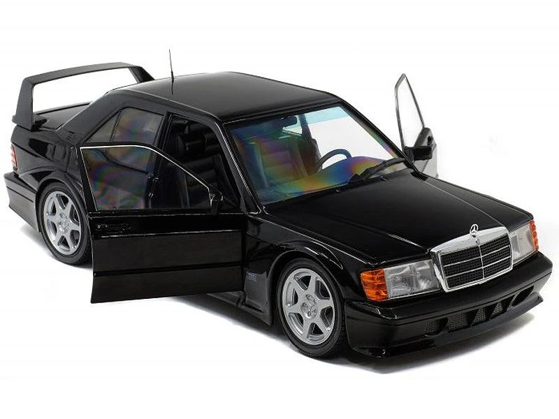 Solido Mercedes Benz 190E Evolution II Black 1/18 Diecast Model Car by 2
