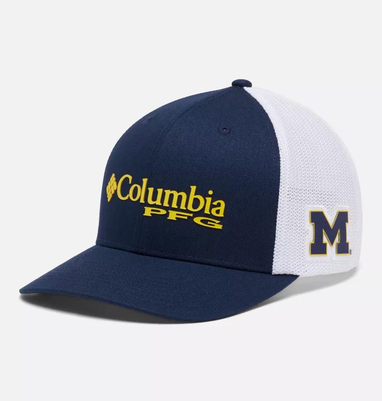 Columbia Columbia PFG Mesh  Ball Cap - Michigan-