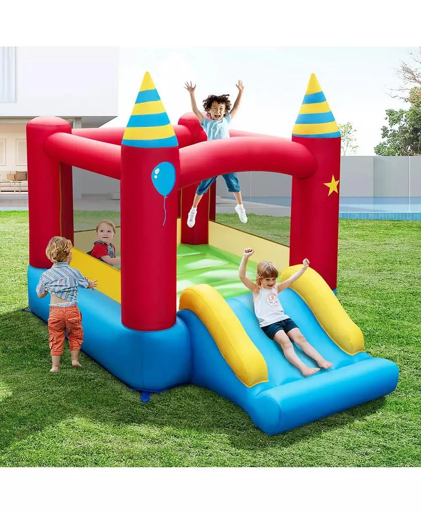 Mecale Inflatable Kids Bounce Castle with 480W Blower 2