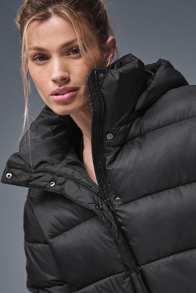 Alo Aspen Love Puffer Jacket - Black - Coats - Free Shipping