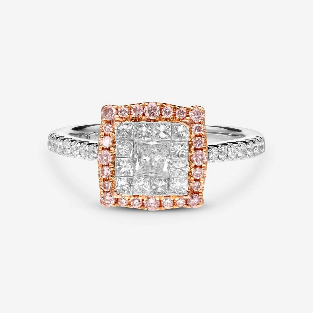 Gregg Ruth Gregg Ruth 18K White 
Rose Gold Diamond 1ct. Engagement Ring Sz. 6.5 050563-GCR/000931