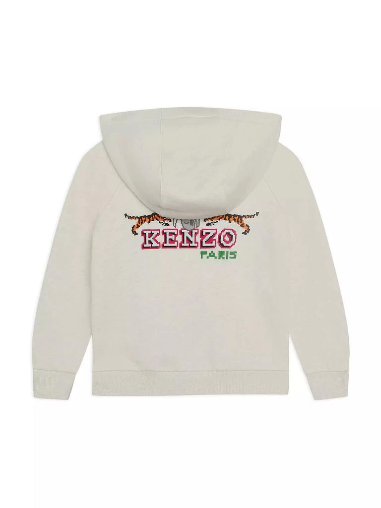 Kenzo Little Girl's &amp; Girl's Logo Zip-Up Hoodie 3