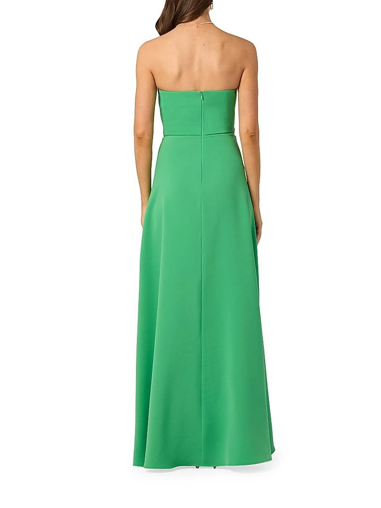 slim fit dress slacks Shoshanna Women's Midnight Nia Jacquard Dress - Green main image 0