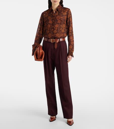 BLAZÉ MILANO Fox high-rise straight pants