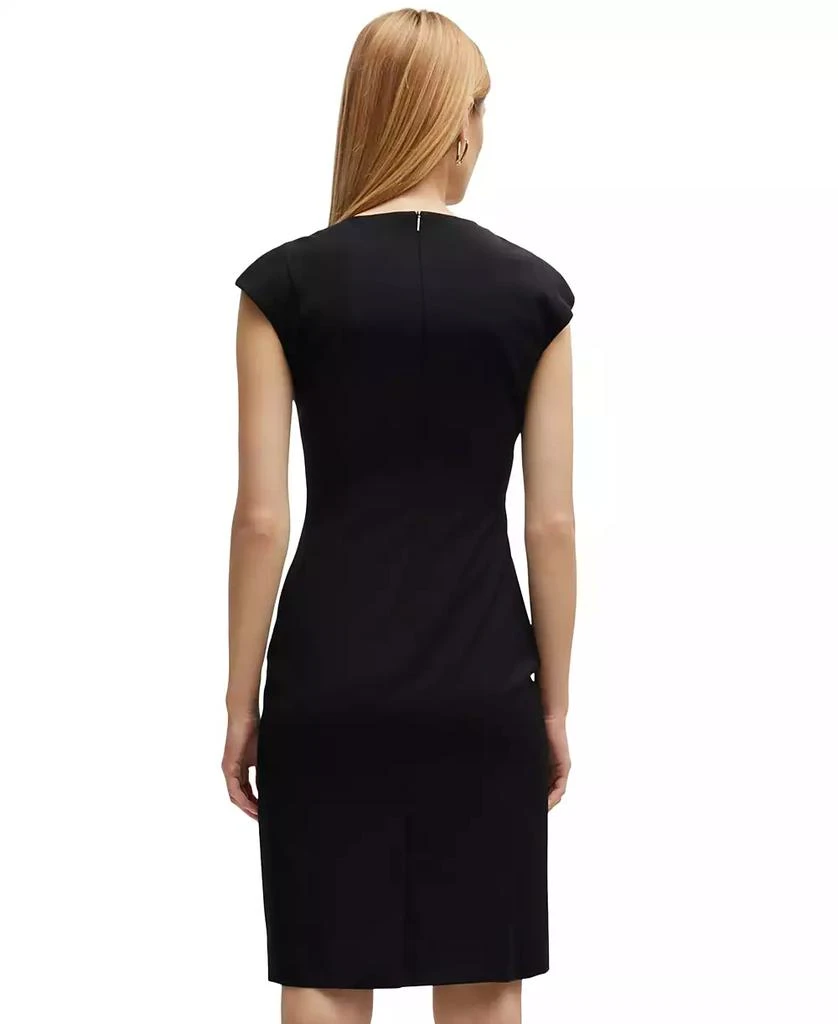 Hugo Boss Dironah Virgin Wool Sheath Dress - Black Hugo Boss Dironah Virgin Wool Sheath Dress - Black