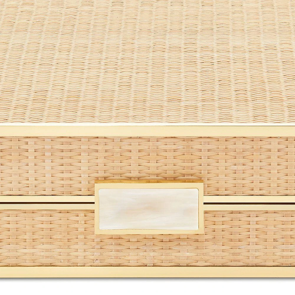 AERIN Cane Backgammon Set 2