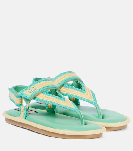 Valentino Lake Powell crochet sandals 1