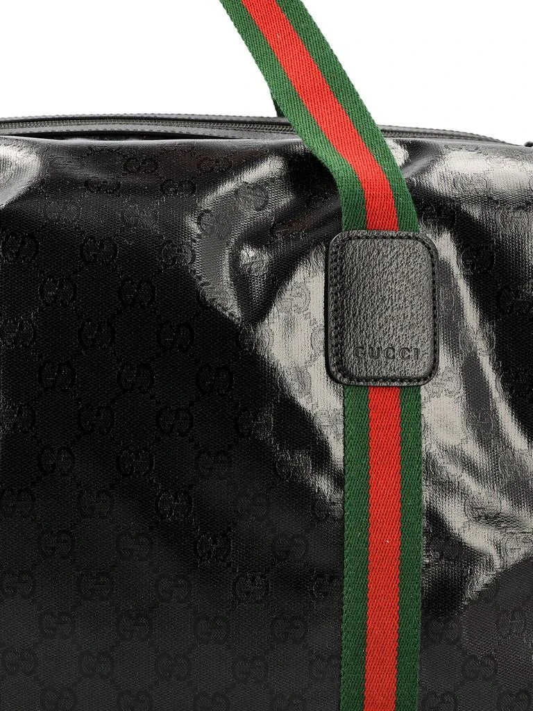 Gucci Gucci Web Detailed Large Duffle Bag 4