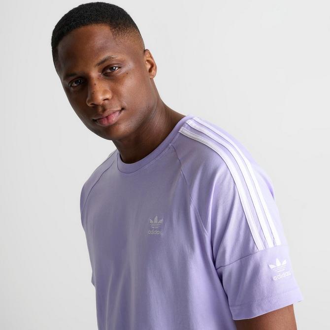 purple adidas tee