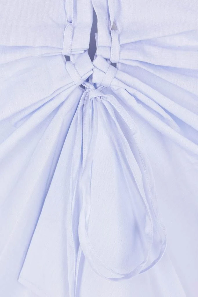 Prada Prada Long-Sleeved Ruched Shirt 3