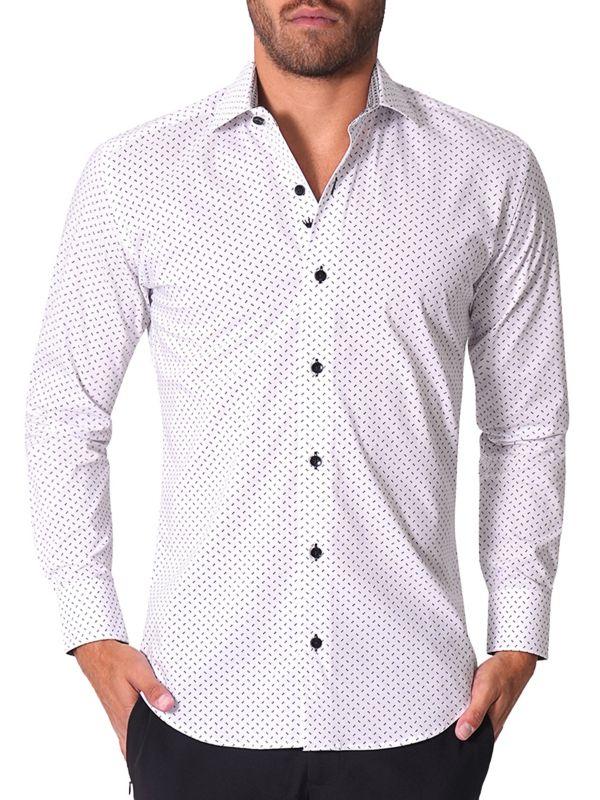 Bertigo Foster Micro Pattern Shirt