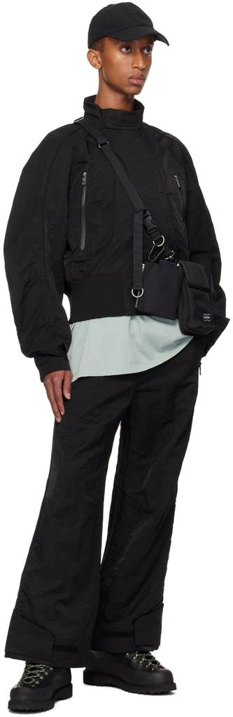 A. A. Spectrum Black Speedway Shell Bomber Jacket 4